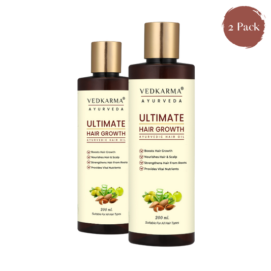 Vedkarma Ayurveda Ultimate Hair Growth | Boosts Hair Growth | Strengthens Hair From Roots | Provides Vital Nutrients | With 20 Powerful Herbs